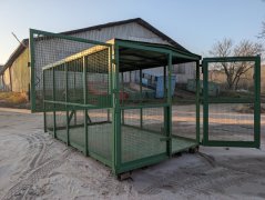 Hákový kontejner klecový 18,4 m3