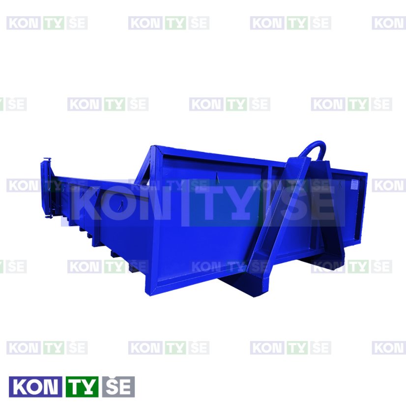 Hákový kontejner 8 m³ - Barva: Modrá RAL 5002