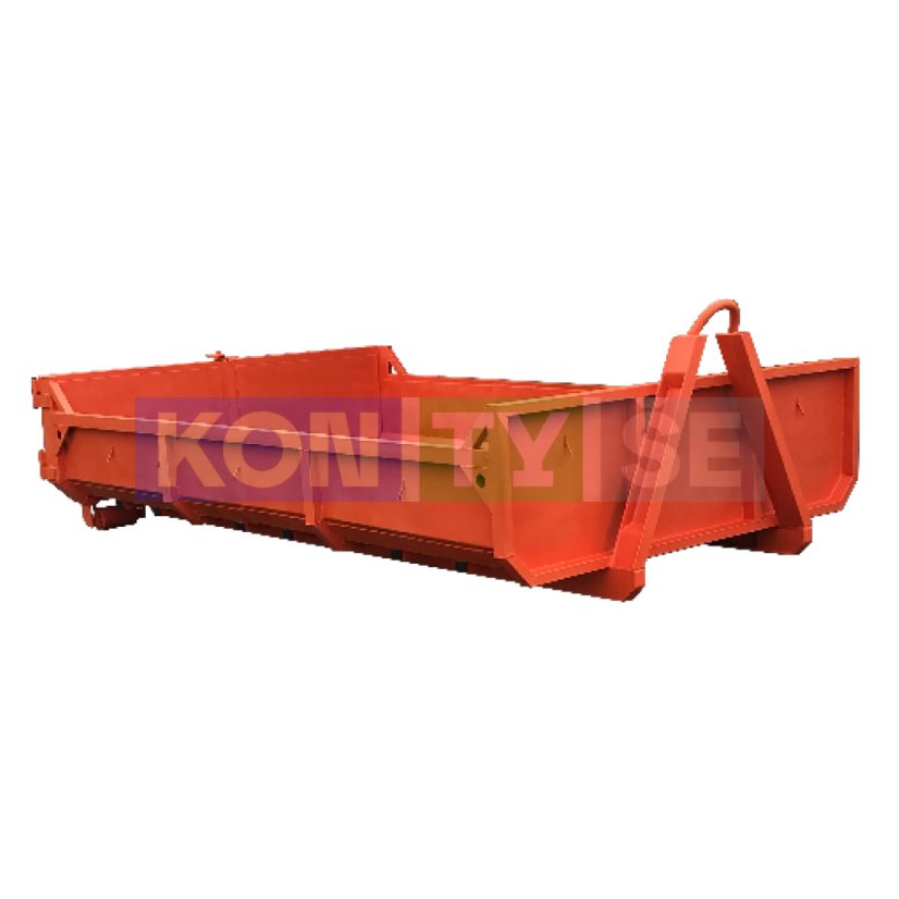 Hákový kontejner 5 m³ - Barva: Oranžová RAL 2004