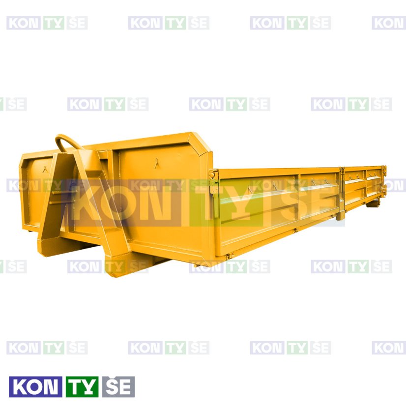 Hákový kontejner 4,8 m³ - Barva: Žlutá RAL 1023