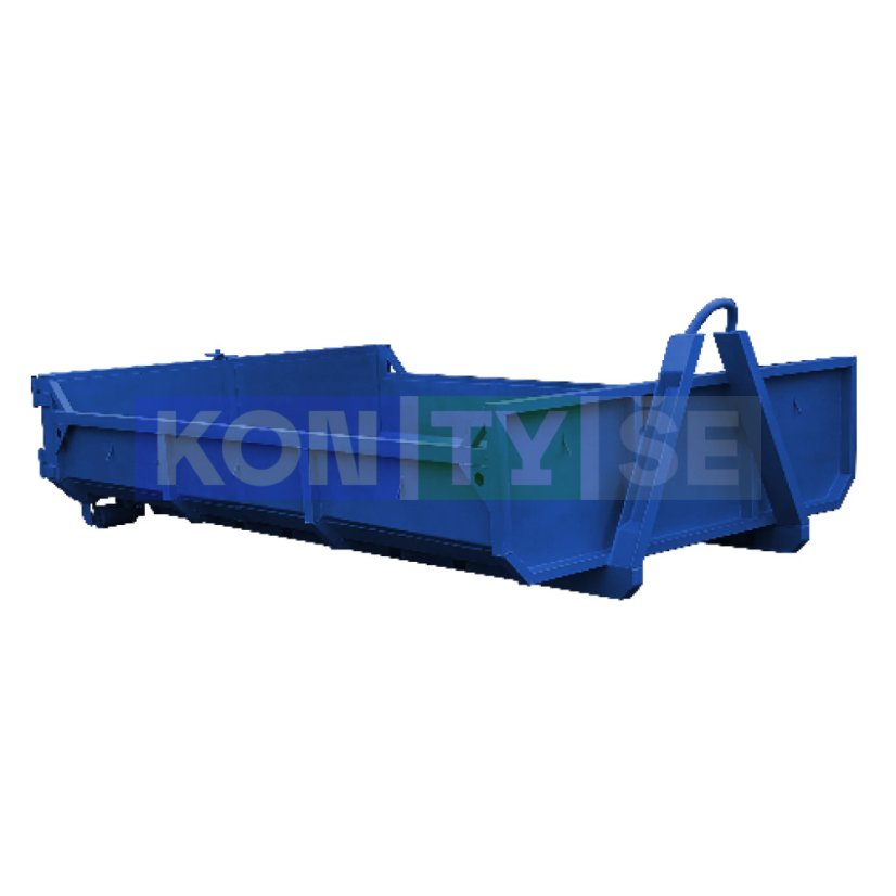 Hákový kontejner 3 m³ - Barva: Modrá RAL 5002