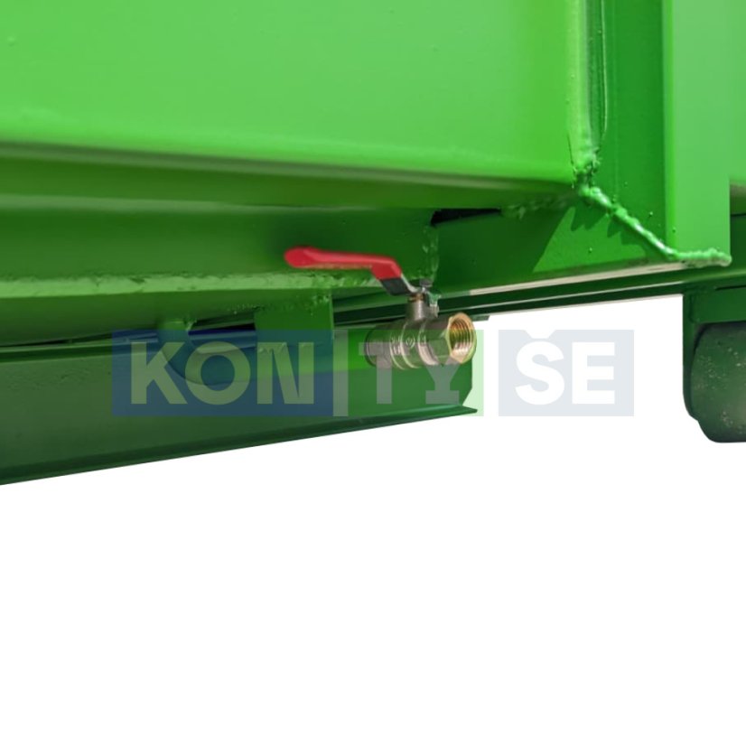 Hákový kontejner 10,5 m³ na bio odpad