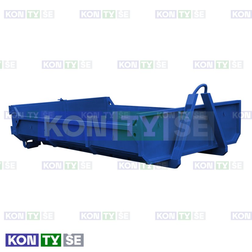 Hákový kontejner 3,6 m³ - Barva: Modrá RAL 5002