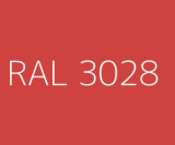 Červená RAL 3028