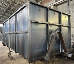 Hákový kontejner 11,3 m³ - VELKOOBJEMOVÝ bez otevírací bočnice - nový z výroby