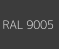 Černá RAL 9005
