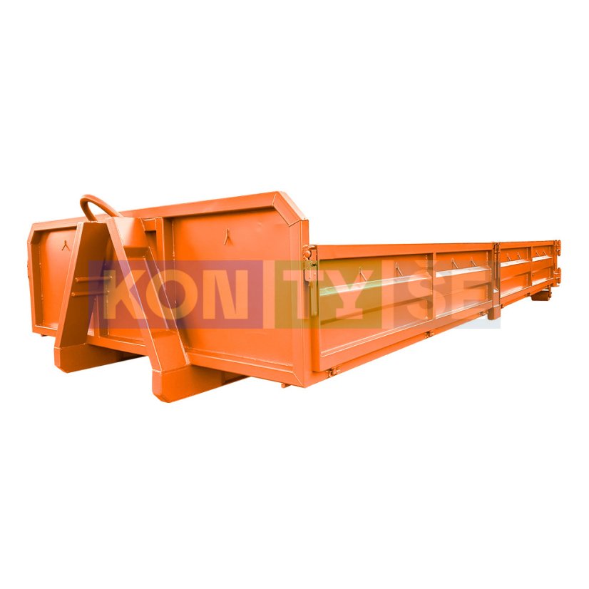Hákový kontejner 4,56 m³ - Barva: Oranžová RAL 2004